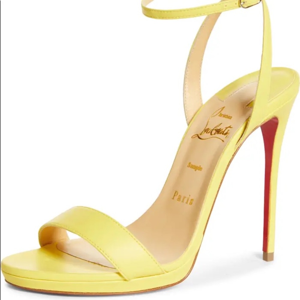 Christian Louboutin Loubi queen sandals 38 NEW